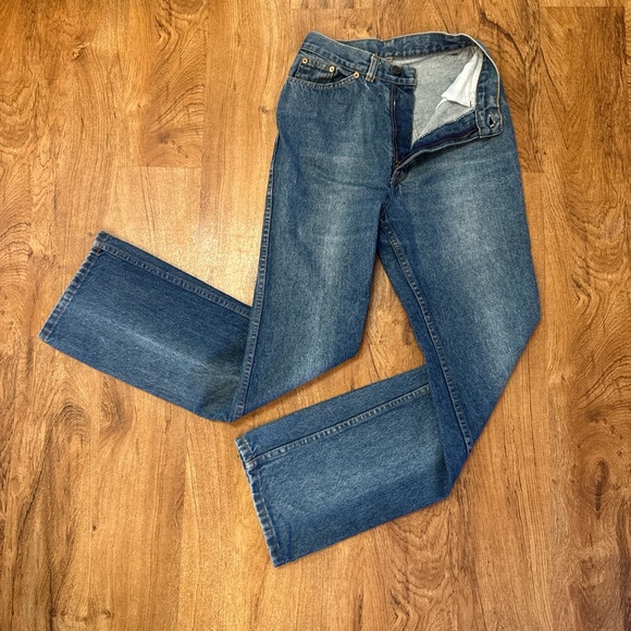 Vintage Orange/Tan Tab 746 Flare Leg Levi’s Jeans. 23 x 30.5. Paper Tag. - Picture 4 of 15